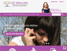 Tablet Screenshot of addadvocate.com